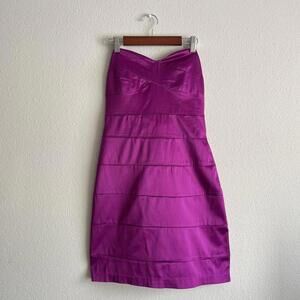 ✨SOLD✨ Charlotte Russe Small Purple Strapless Dress